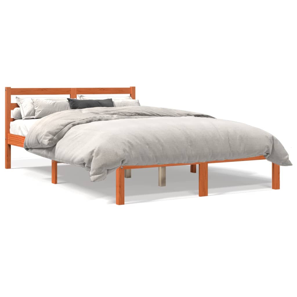 Rantry HAMAR - Scarpiera in legno di pino massiccio, 85 x 40 x 108 cm, colore: Marrone