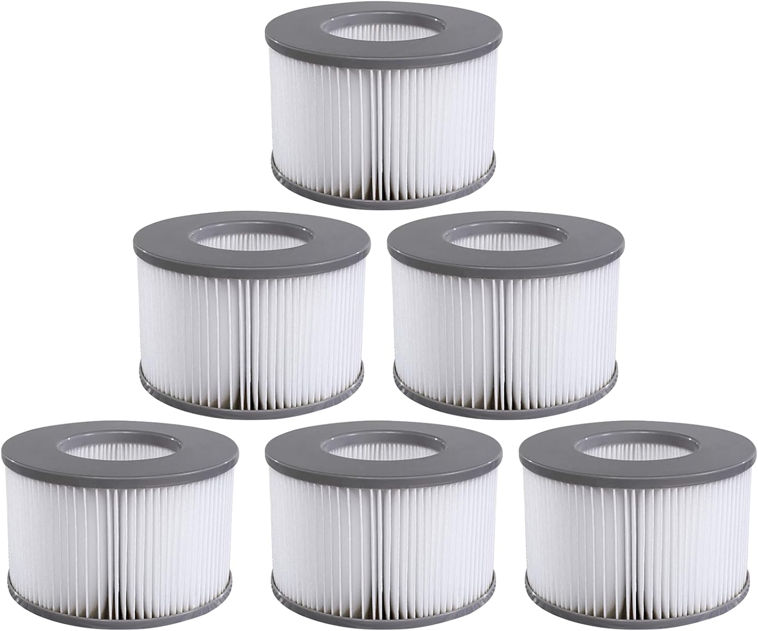 Filtr Mspa, filtr wymienny do basenu dmuchanego Whirlpool, filtr do wanny (6 sztuk)