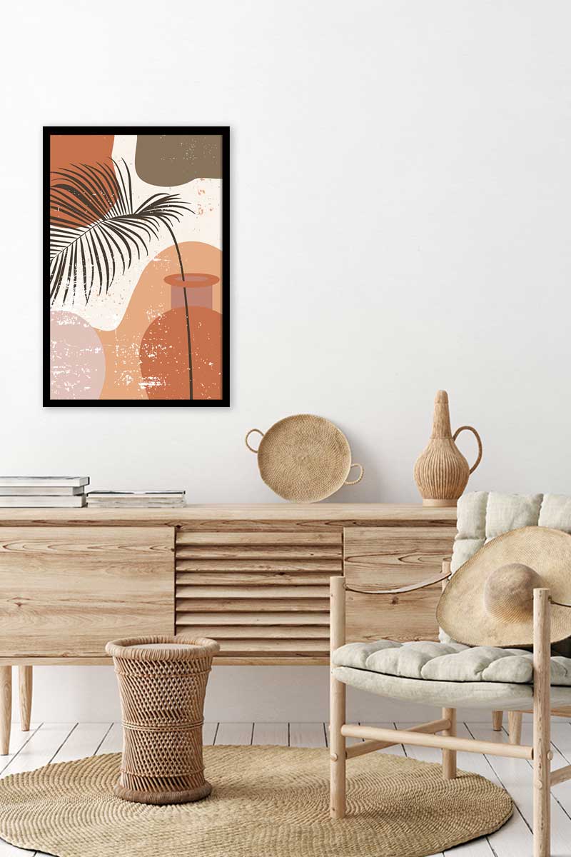 Affiche Art organique Terracotta - 40x60cm - made in France - 4