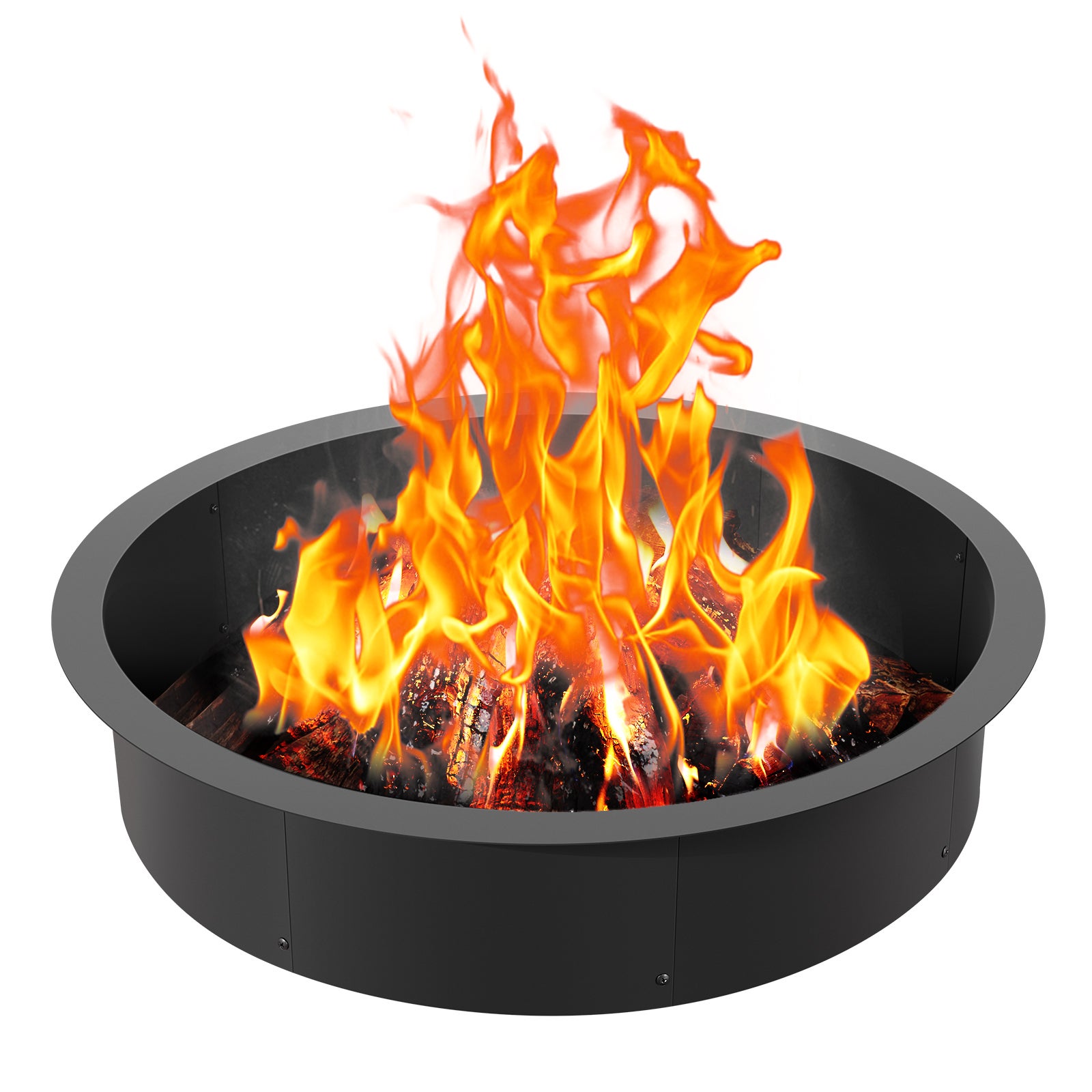 Support De Feu De Camp Pliable - Métal Galvanisé Antirouille - 860g