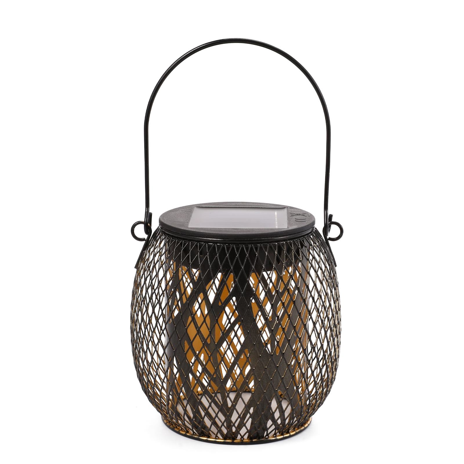 Żyrandol solarny z żelaza, zewnętrzna latarnia LED, światło dekoracyjne, na drzewo, 1 sztuka