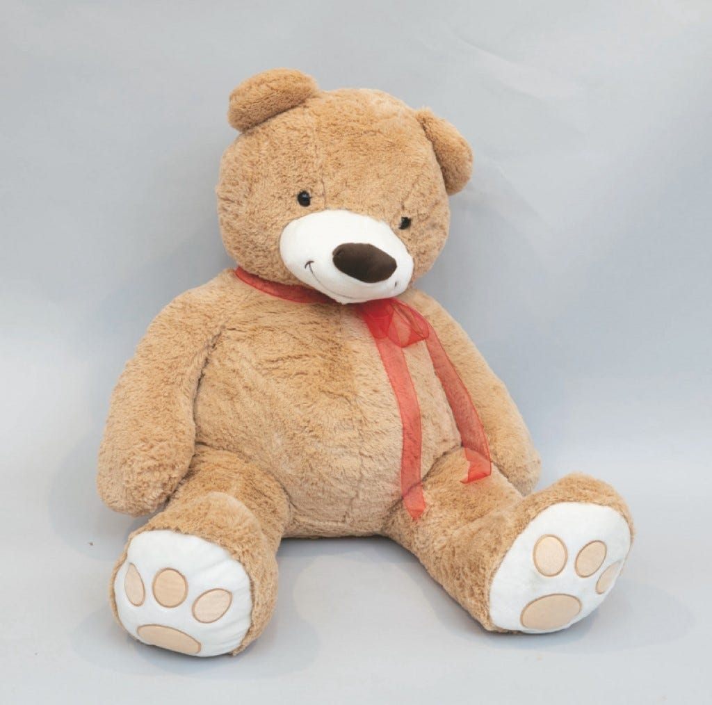 Ours En Peluche Marron 115 Cm Leroy Merlin ours-en-peluche-marron-115-cm-leroy-merlin
