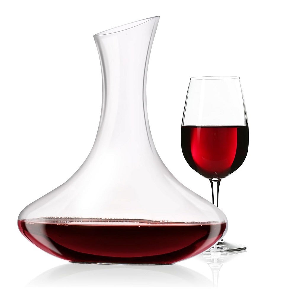 Carafe à décanter Verre et Métal, Service du vin,Vin à décanter, Art de