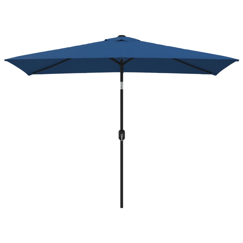 Parasol d'extérieur | Parasol de jardin avec poteau en métal 300x200 cm Azuré CFW52150 - 2