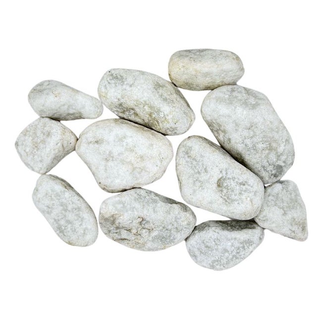 BIG BAG de 1m³ (+/- 1,5T ≃ 20M²) Galet de Marbre Blanc de Carrare Ø 25/40 mm - Livraison PREMIUM