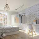 foxydry Tower Étendoir mural vertical refermable pour intérieur et extérieur 128 x 52 x 137 cm (120, blanc foxydry Tower Étendoir mural vertical refermable pour intérieur et extérieur 128 x 52 x 137 cm (120, blanc