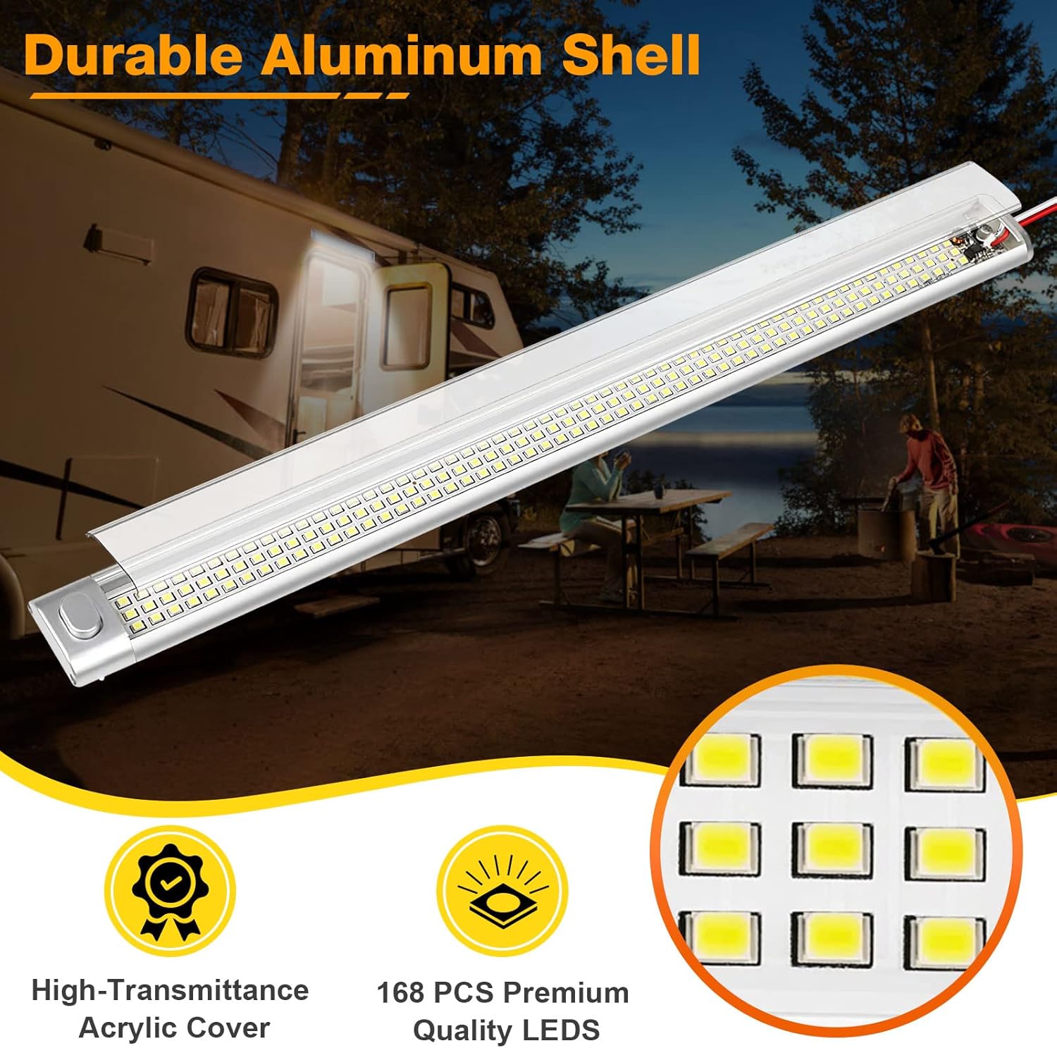 Thlevel Plafonnier LED 12V Éclairage Dimmable Lumières Intérieure à LED