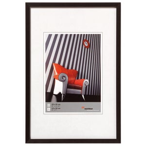 Cornice 40x50 Cm Nera In Alluminio - Leggera - Per Puzzle, Poster E Foto - Con Vetro Sintetico - Foto 8