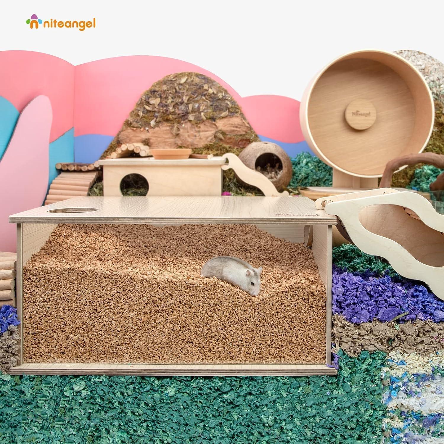 Litière pour hamster granulés de liège 2-3mm pour petits animaux ...