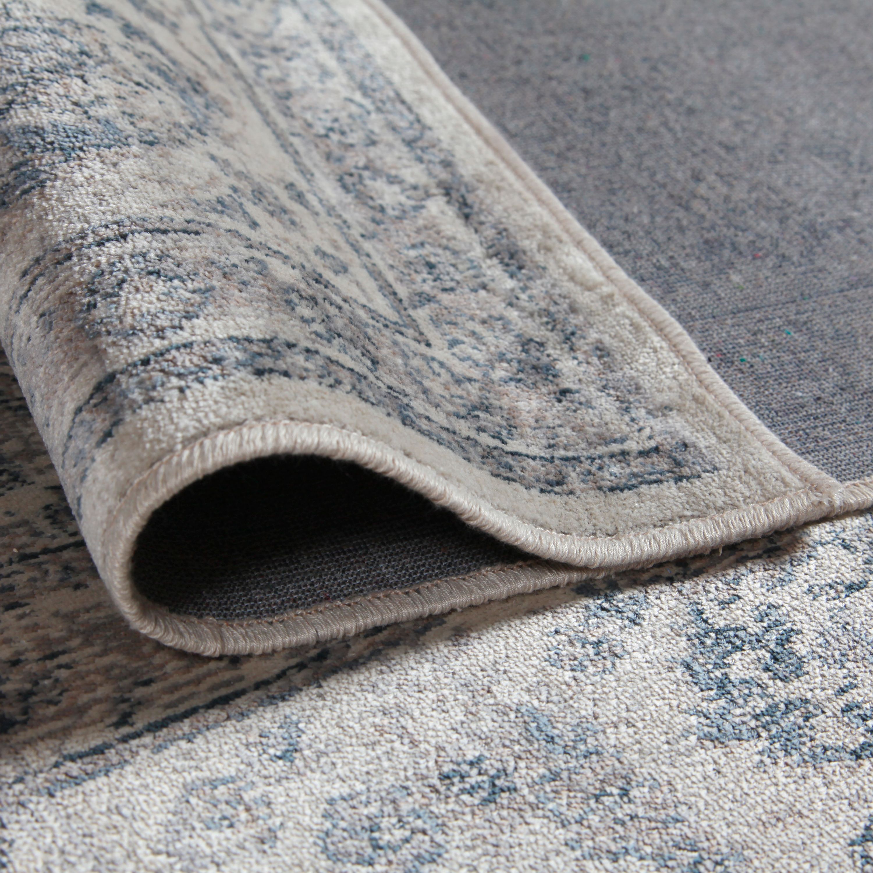 Tapis salon rectangulaire bleu ELISTA - 160 x 230 cm - INSPIRE - 3