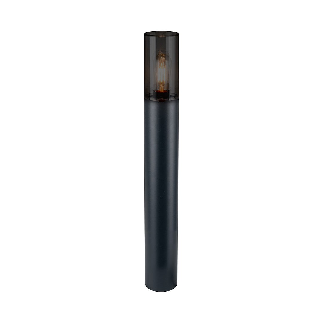 Lampa ogrodowa stojąca Harlem czarna 1xE27x60W IP44 wym: 50 x 7,6 x 7,6 cm metal Eko-Light