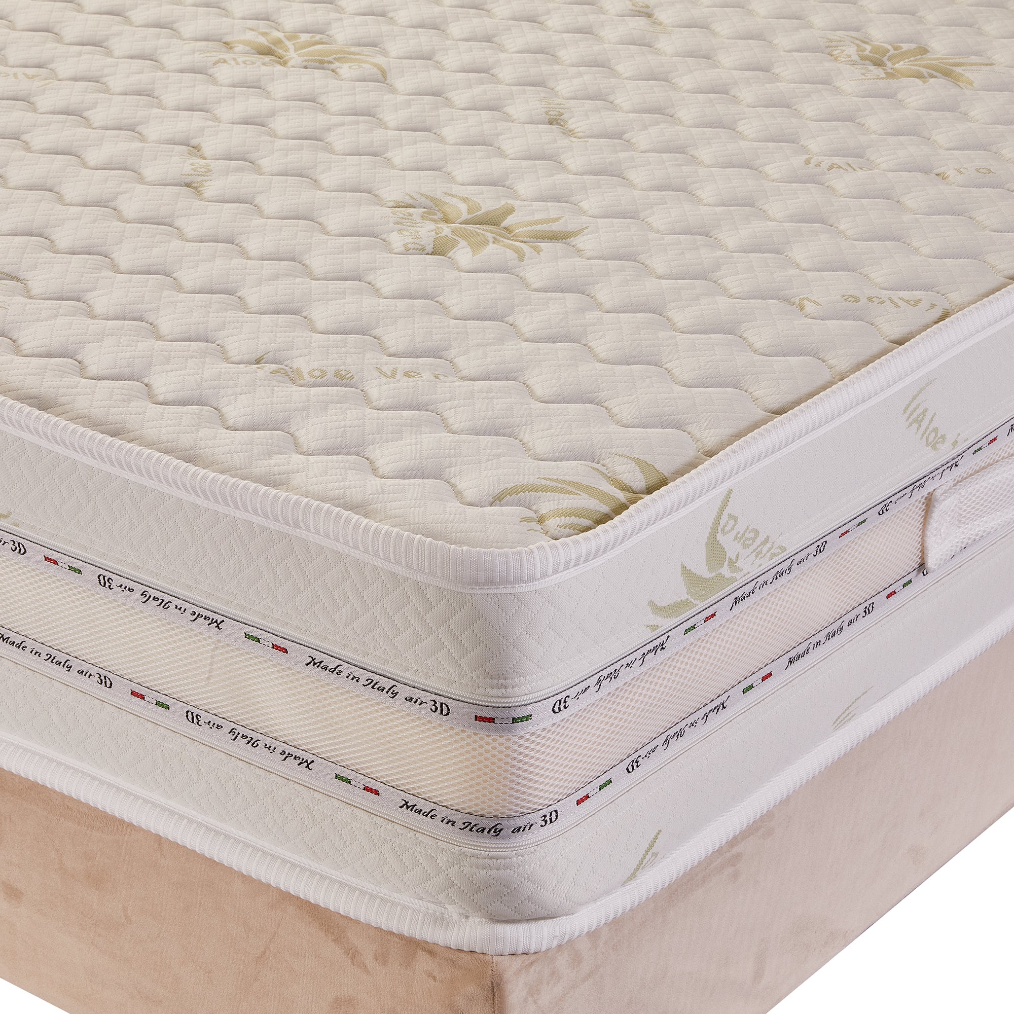 Matelas à mémoire de forme 11 zones avec housse amovible Aloe 120x200x26 - 2