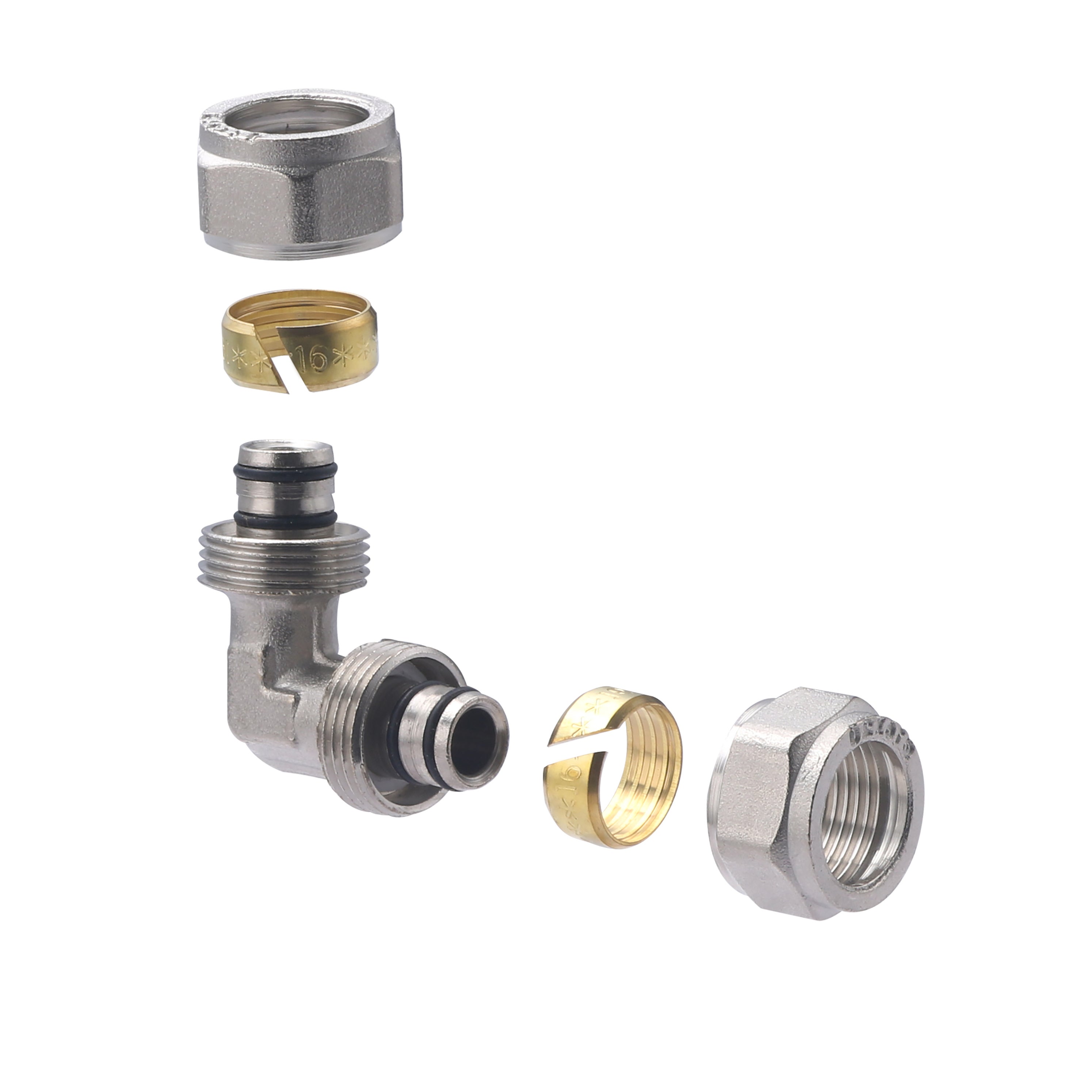 Raccord Multicouche à Compression (à Visser) Coude Egal Ø16 NOYON & THIEBAULT - 7