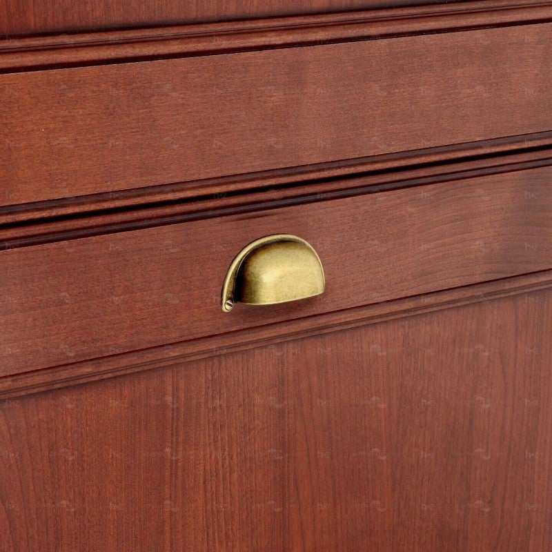 Maniglia per mobili in zama interasse 64 mm Firenze antica - 5