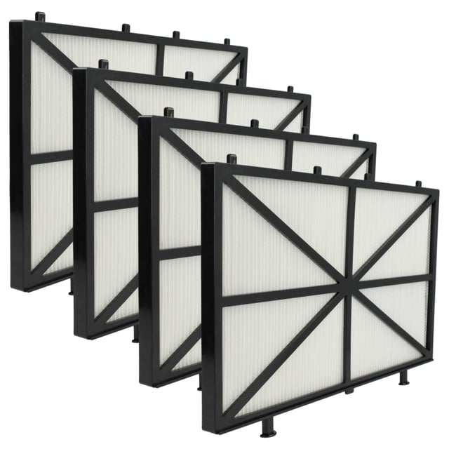 vhbw 4x Filtro H11 compatibile con Dolphin Wave 90, 65 aspiratore, robot per piscine - filtro a maglie fini, 26,5 x 15,8 x 1,1 cm