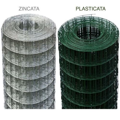 MARRA EDILE 25 Mt Rotolo Rete ELETTROSALDATA ZINCATA Per Recinzione Maglia 50X75 Mm 5X7,5 Cm Filo ø 1.8 Mm Altezza 150 Cm MARRAGROUP MARRAEDILE