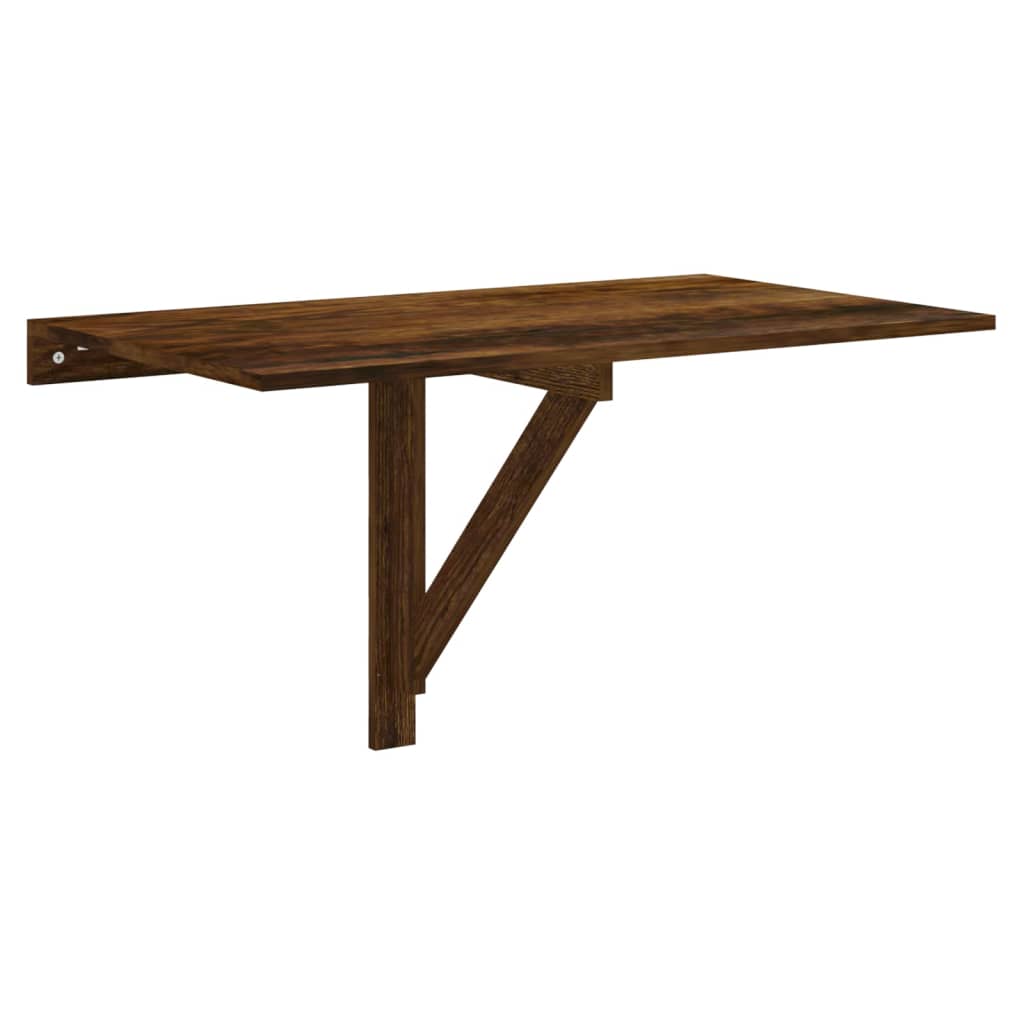 Uyoyous Tavolo Pieghevole Da Parete In Legno 60x40 Cm – Scrivania Salvaspazio Bianca Per Cucina E Camera