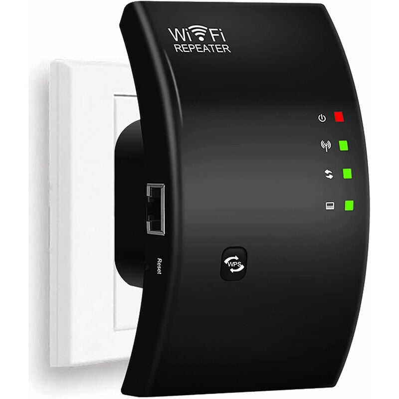Wzmacniacz WiFi Wzmacniacz Sygnału WiFi Port Ethernet Pokrywa do Łatwy w Instalacji Kompatybilny ze Wszystkimi Routerami Internetowymi
