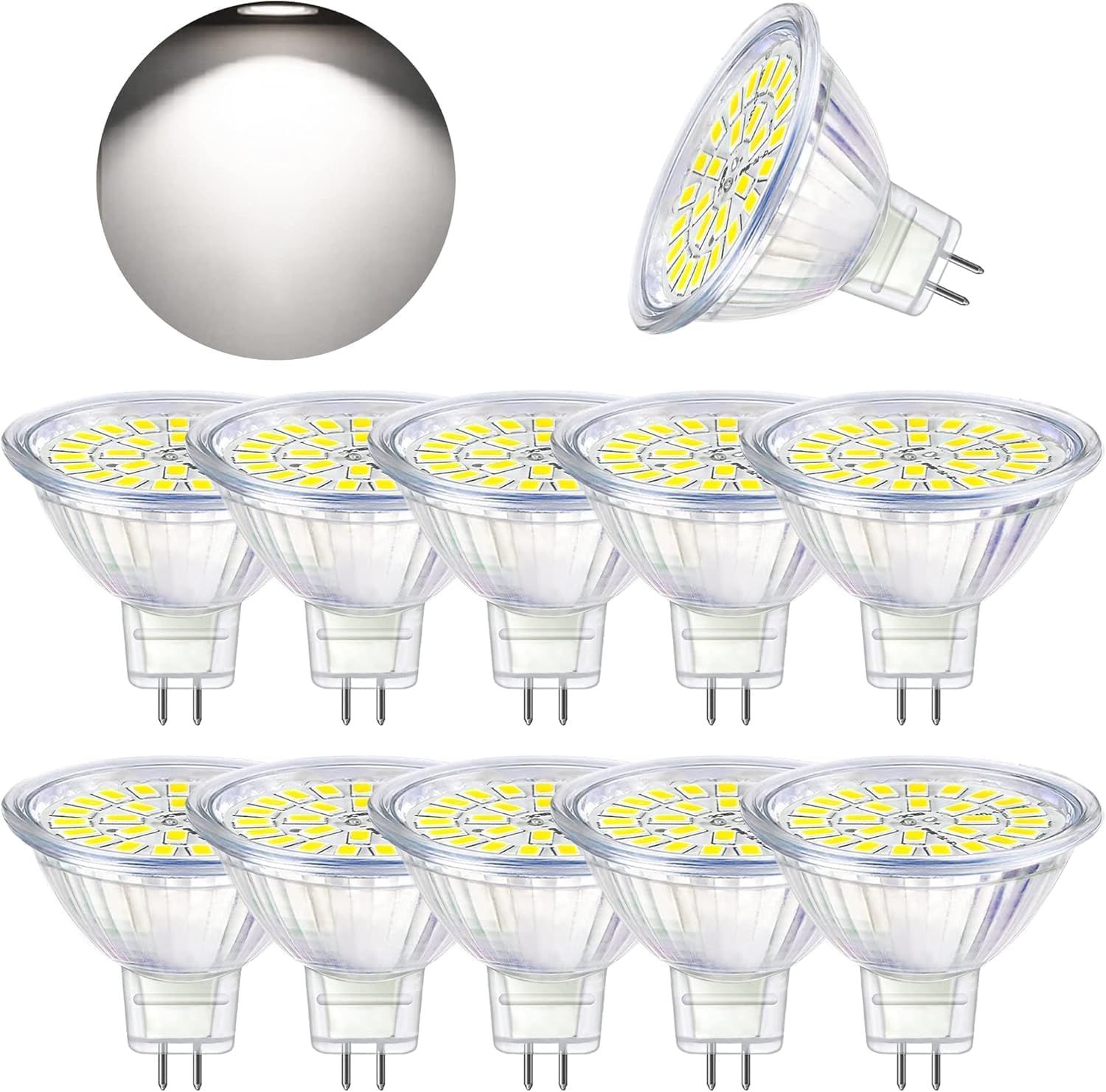 Lampadine LED MR16 5W Dimmerabili Confezione Da 6 – Luce Bianco Naturale 4000K GU5.3 12V - 3