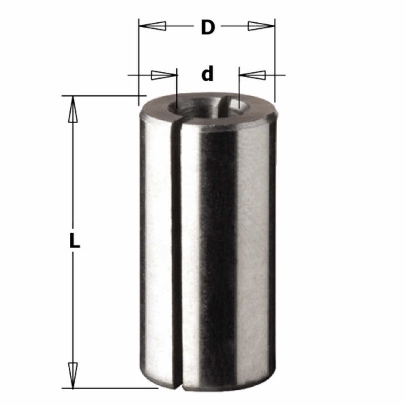 Boccola In Acciaio 5/8 OD X 1/2 ID &ndash; Lunghezza 2&Prime; &ndash; CRS DOM &ndash; 1 Pezzo &ndash; AMW USA