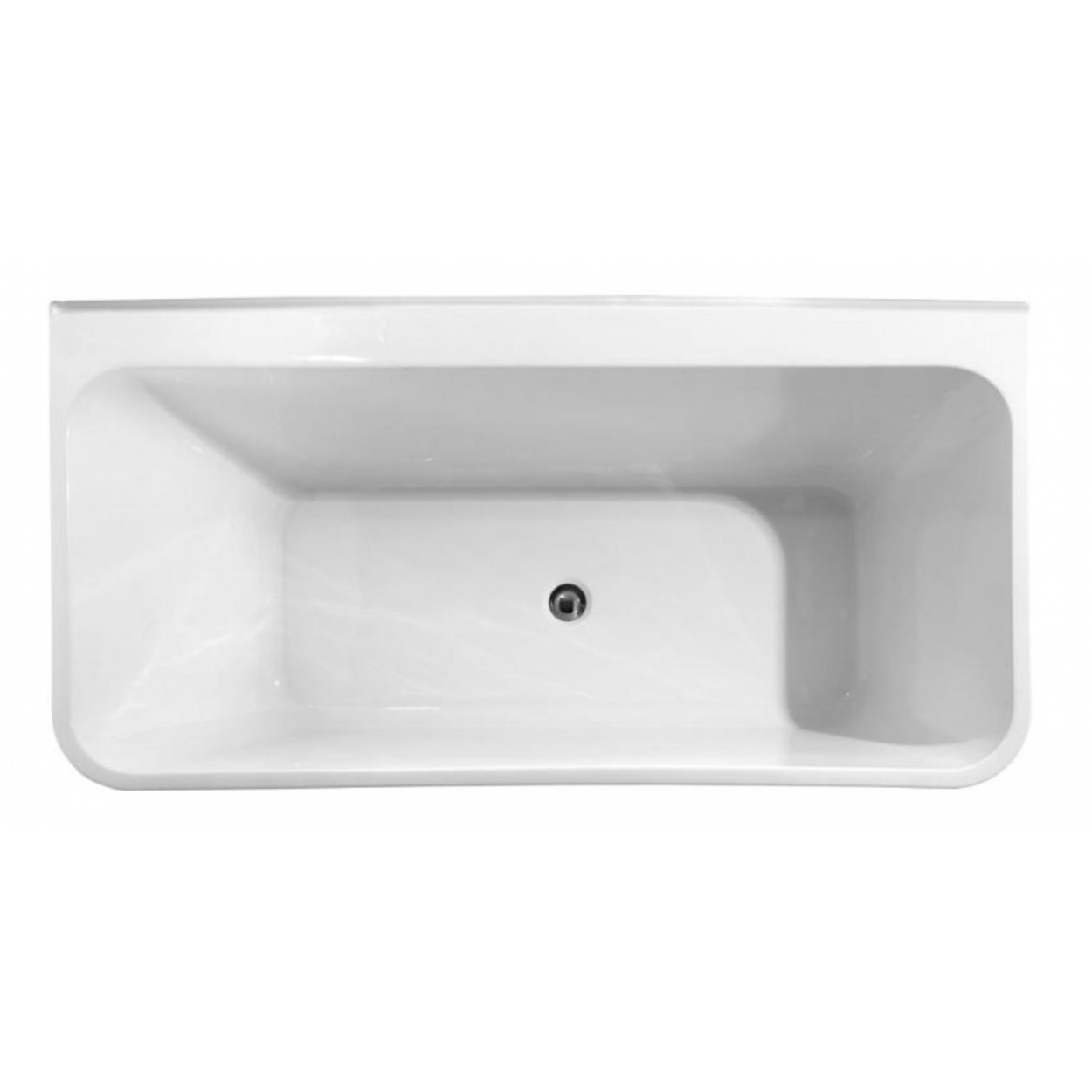 Baignoire murale semi ilot MISTRAL 2, 170x75cm - 2