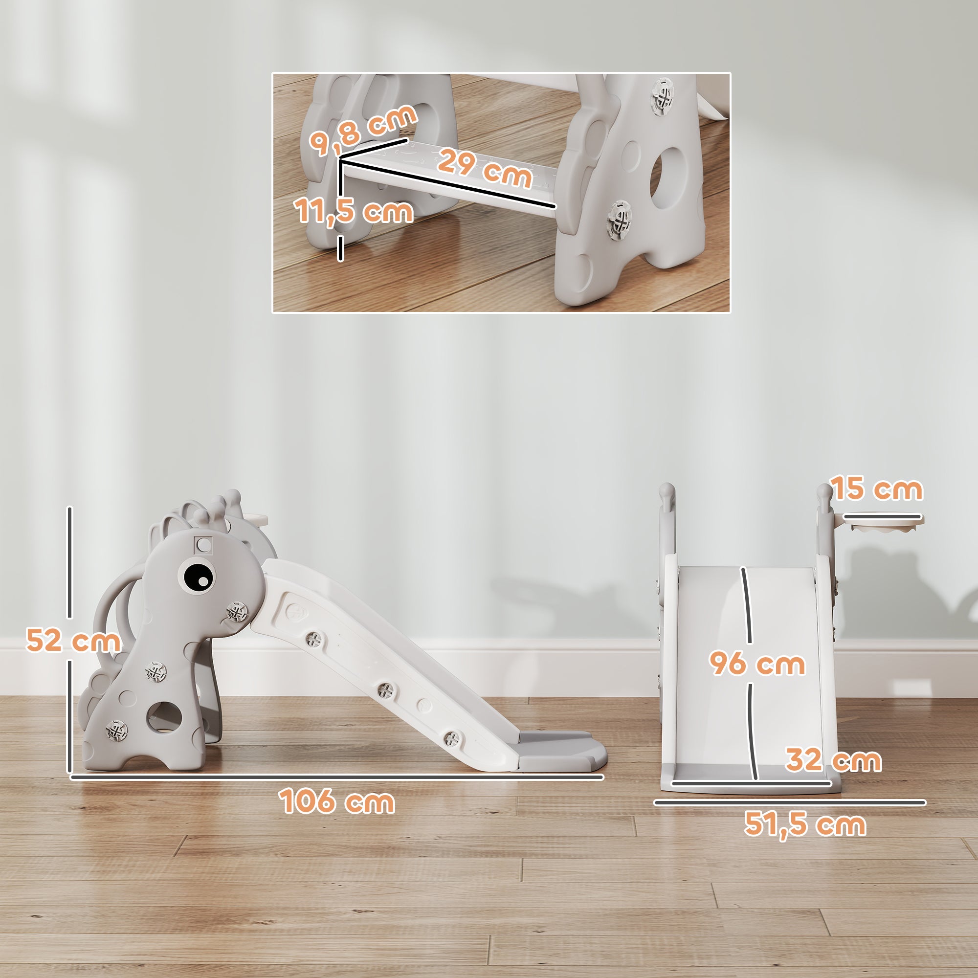 Toboggan pour enfants Plastique AIYAPLAY - 3