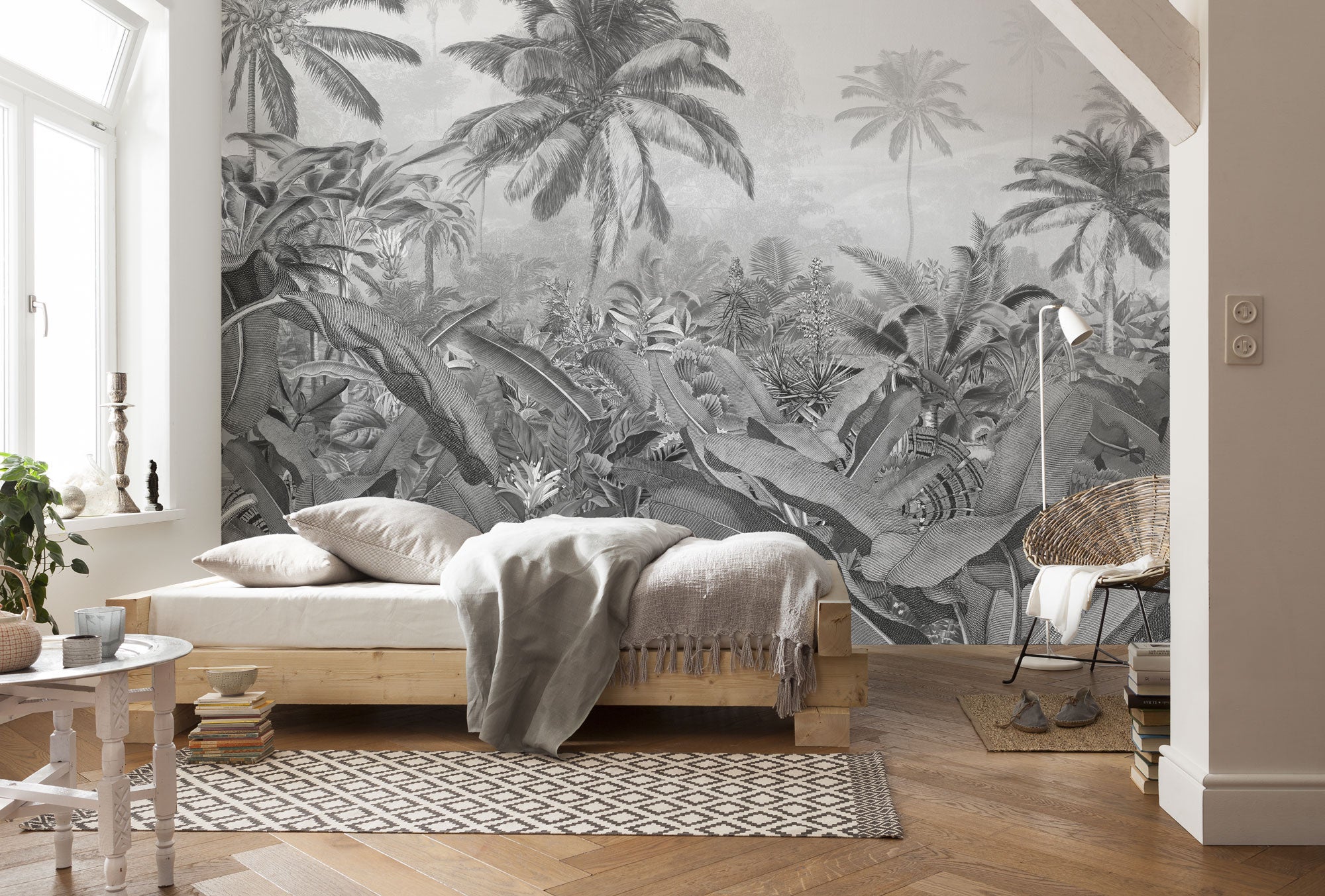 Tapeta panoramiczna Komar włókninowa - Amazonia Black &amp; White - Rozmiar: 400 x 250 cm