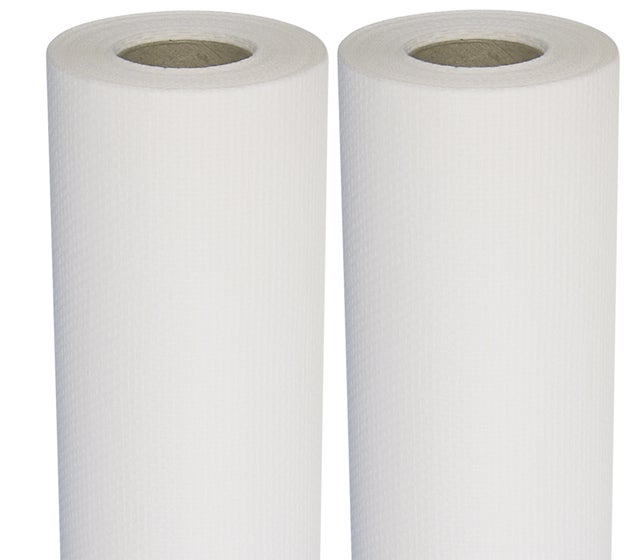 Lot 2 de toiles de verre pour murs et plafonds Semin Sem Toile Eco T 023 - motif maille - rouleau de 25 m x 1 m