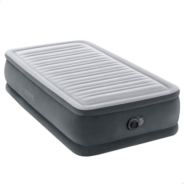 Intex 64412ND - Materasso Gonfiabile Dura-Beam Comfort Plush Elevated Singolo, 99x191x46 cm