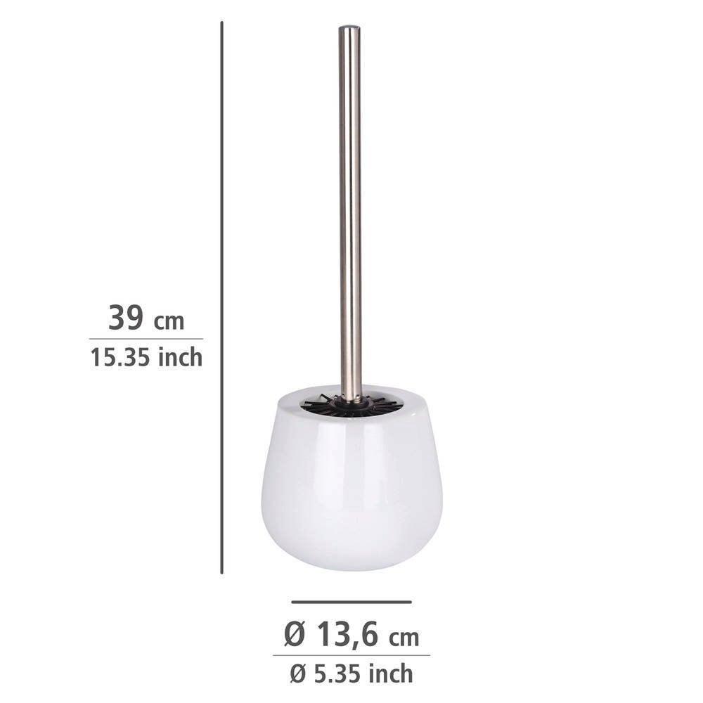 Brosse conteneur MALTA BLANC + brosse WC, WENKO, WENKO - 5