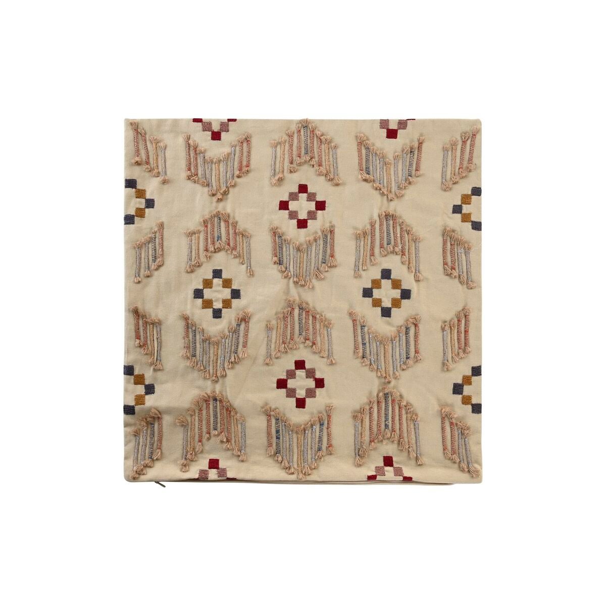 Funda de cojín dkd home decor beige 50 x 1 x 50 cm