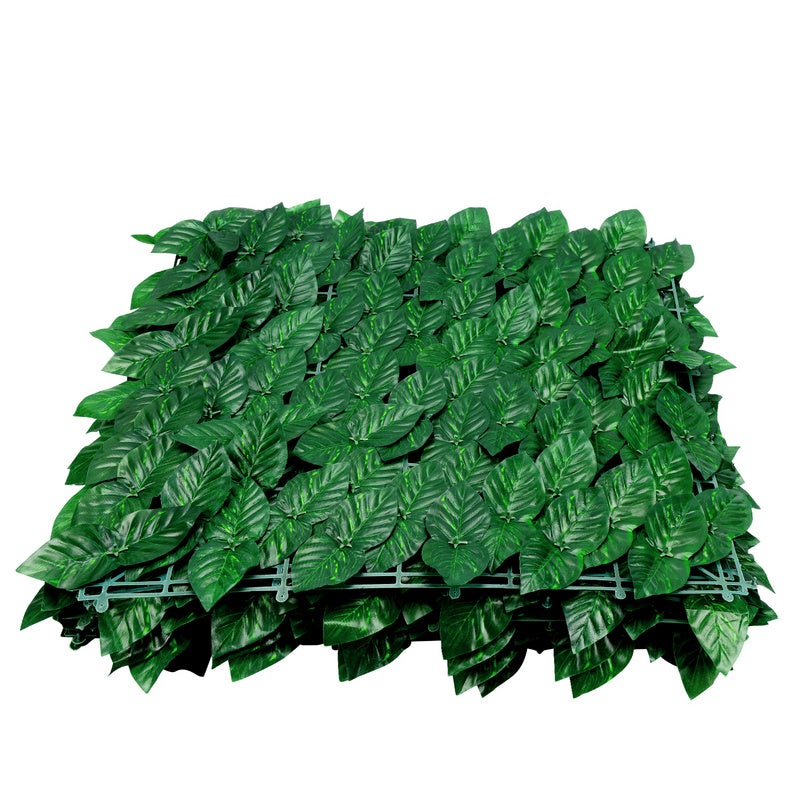 Zuishams  Valla De Privacidad Foliage 300Cm X 100Cm Revestimiento De Pared Pantalla De Privacidad Lona Malla, Vainilla , Leroy Merlin