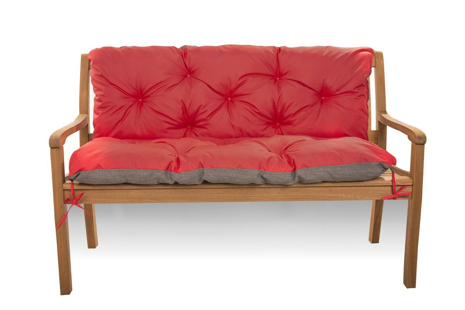 Cojín de banco 120x50x50cm, cojín de jardín para columpio rojo, cojín de jardín, cojín de paleta, cojín de jardín para banco de exterior