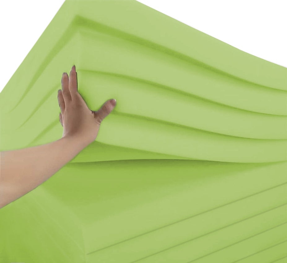 Plancha de Espuma Poliuretano Multiusos - Medida: 50 x 100 x 14 cm de Grosor - Dureza Firme - Densidad 30 KG/m3 - 3