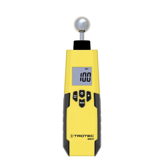 TROTEC Humidimètre non destructif BM31 testeur d'humidité bois et matériaux humidité des murs