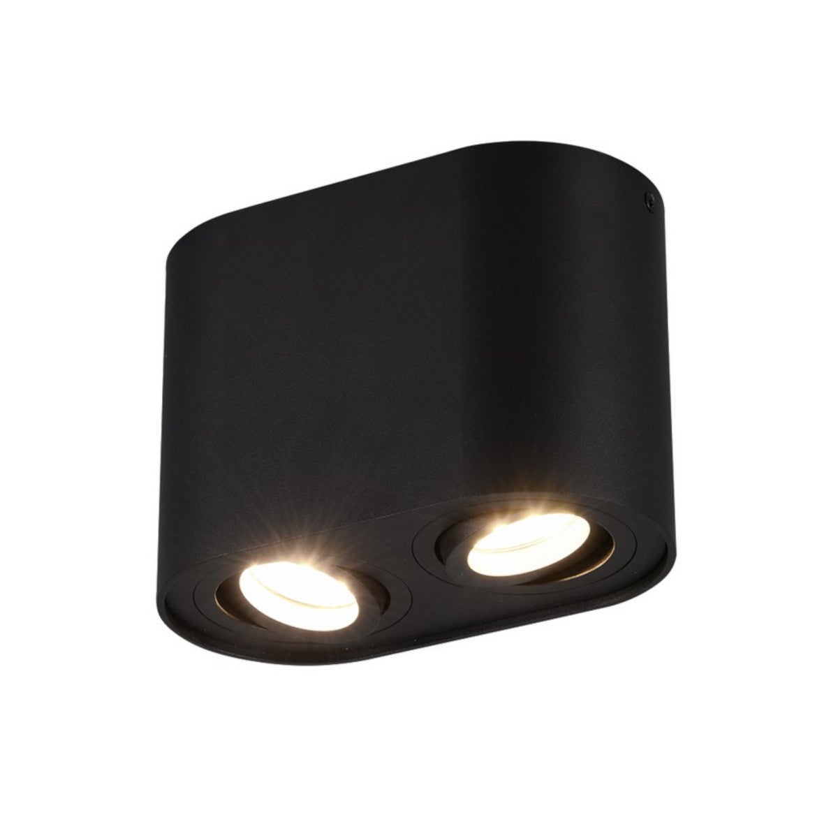 Reflektor sufitowy Spot COOKIE czarny 2xGU10x35W wym: 12,5 x 17,8 x 9,6 cm IP20 Trio