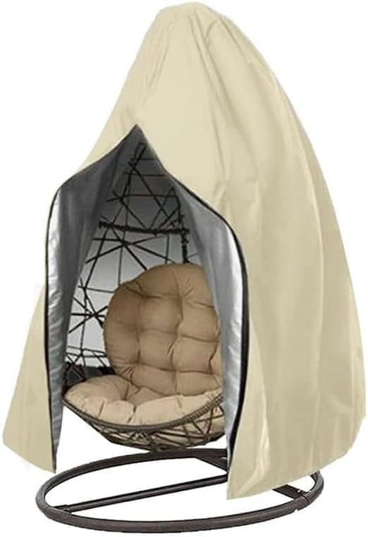Housse Imperméable UV Housse De Protection Chaise Suspendue Patio 190x115cm | Imperméable Et Anti-UV | Pour Chaises œuf Et Cocon Housse Fauteuil