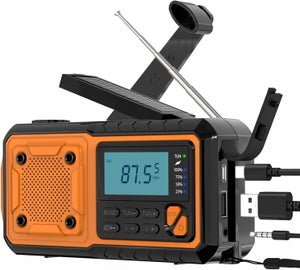 Radio Solaire Portable, Main Manivelle Self Powered AM/FM/NOAA Radio Radio Solaire Portable, Main Manivelle Self Powered AM/FM/NOAA Radio
