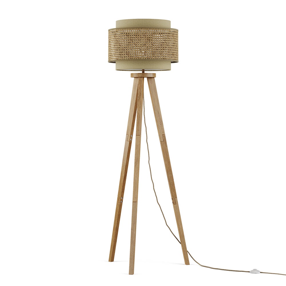 Vicco Lampa podłogowa Morten, Kremowy, 45 x 142 cm