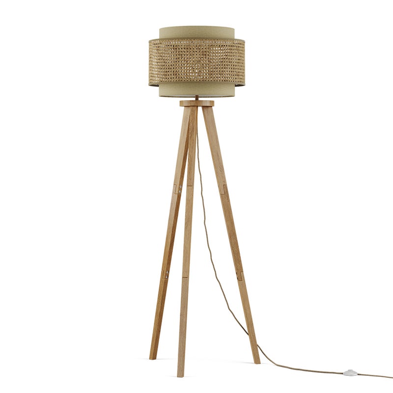 Vicco Lampa podłogowa Morten, Kremowy, 45 x 142 cm