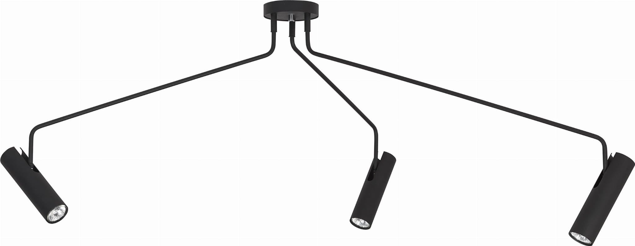 Lampa wisząca Eye czarna 3xGU10x35W wym: 60 x 135 x 95 cm metal Nowodvorski Lighting