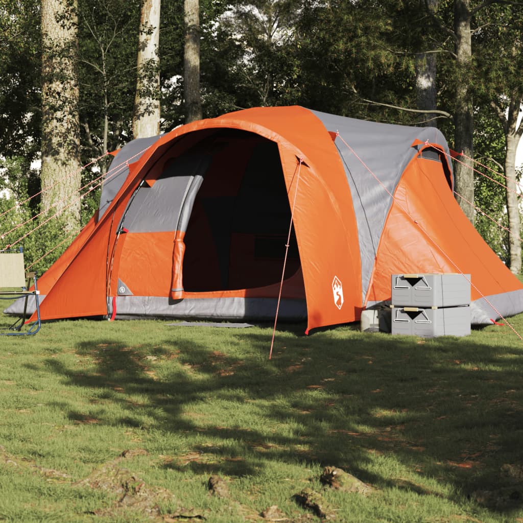 KAMPKEEPER Tenda laterale, tenda da campeggio per tettoia pop-up da 3,4 x 25 ,4 m, gazebo facile da montare, compatibile con tende larghe 10 m (grigio) solo tenda laterale