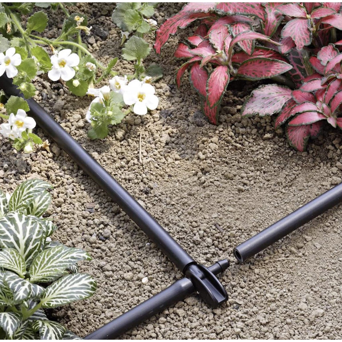 Jeu de 10 raccords à 3 sorties pour arrosage Claber - 1/4' - 3