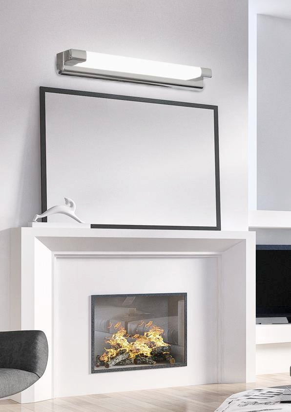 Kinkiet ścienny Mia chromowany biały LED 5W 6500K wym: 6 x 45 x 6 cm akryl IP20 Candellux