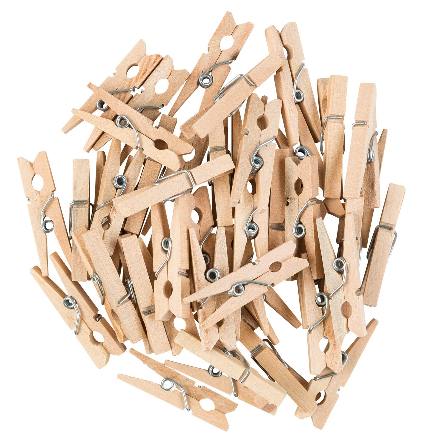 Idena - Set Di 45 Mollette In Legno Miniatura Per Fai Da Te E Decorazioni, 2.8 Cm - Foto 9