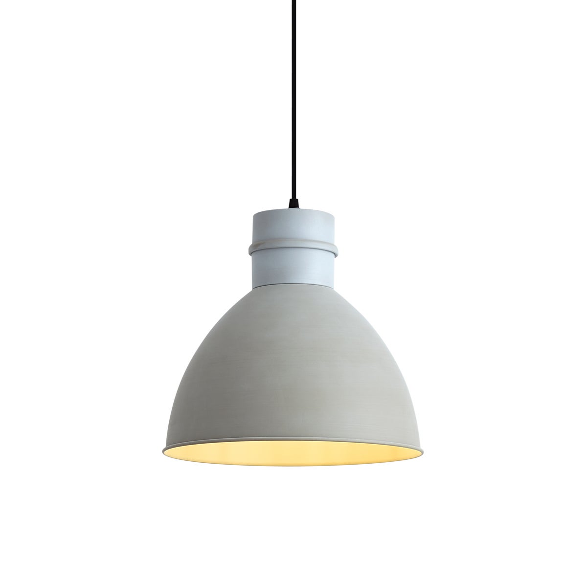 Qazqa rustykalny lampa wisząca - Dory - szary, okrągły, 30.5cm wewnętrzne