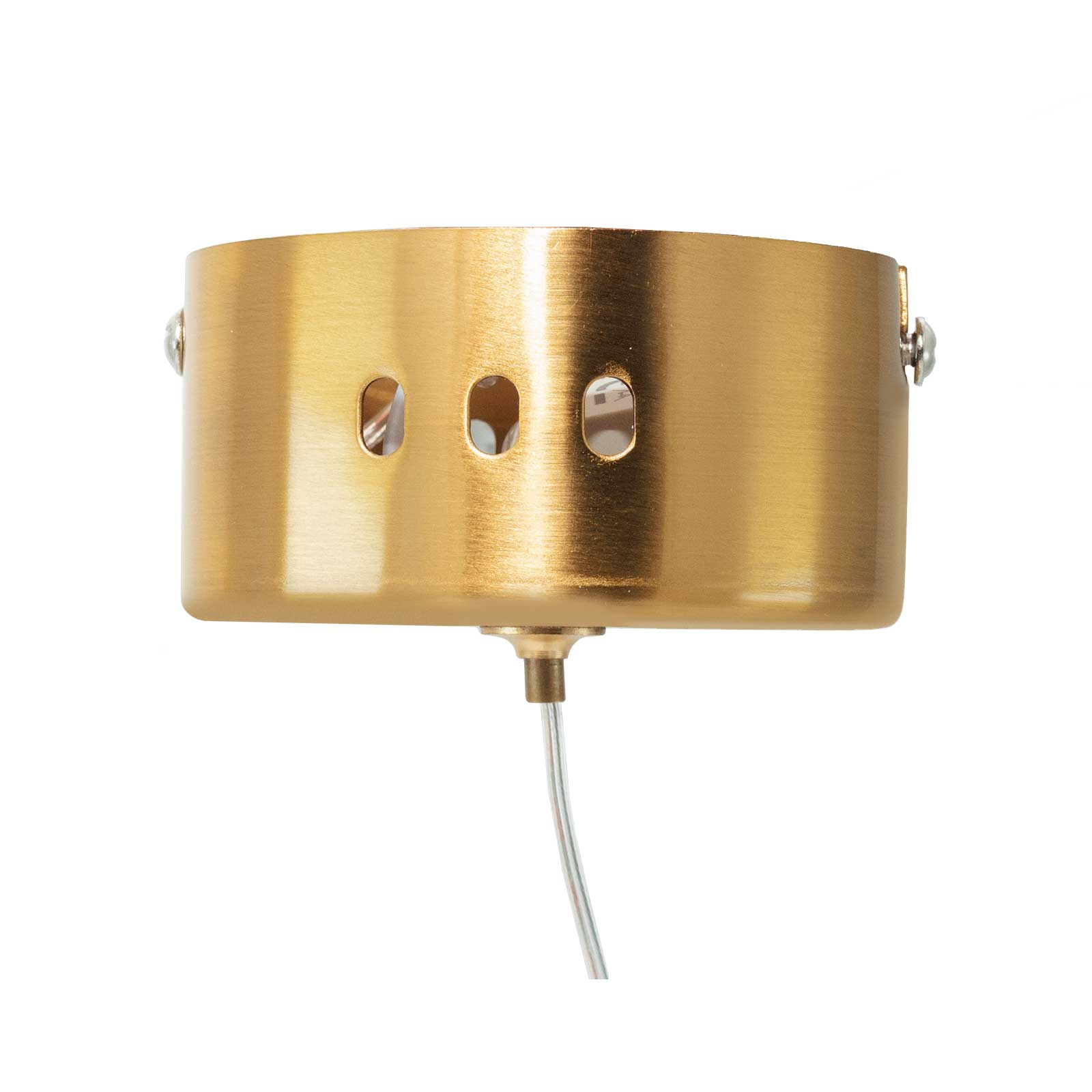 Lustre moderno Led 5W esfera Globo lâmpada dourada Pendente luz decorativa cozinha Mesa sala loja 230V 6000K - 7