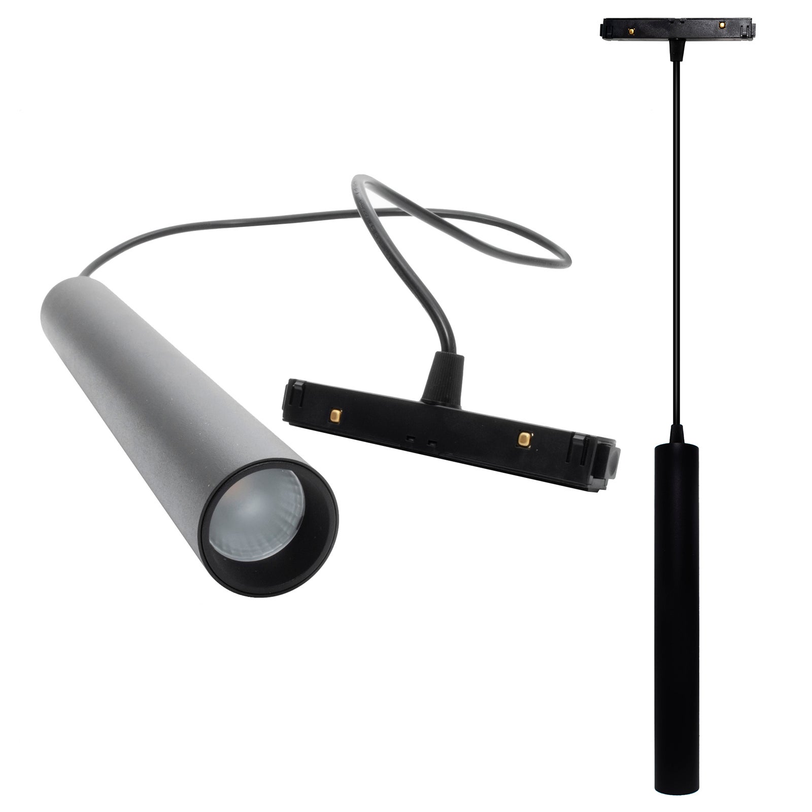 Spot suspendu sur rail magnétique 48v LED COB SPOT 12W suspension moderne dimmable CCT 3000K 4000K 6000K - 5