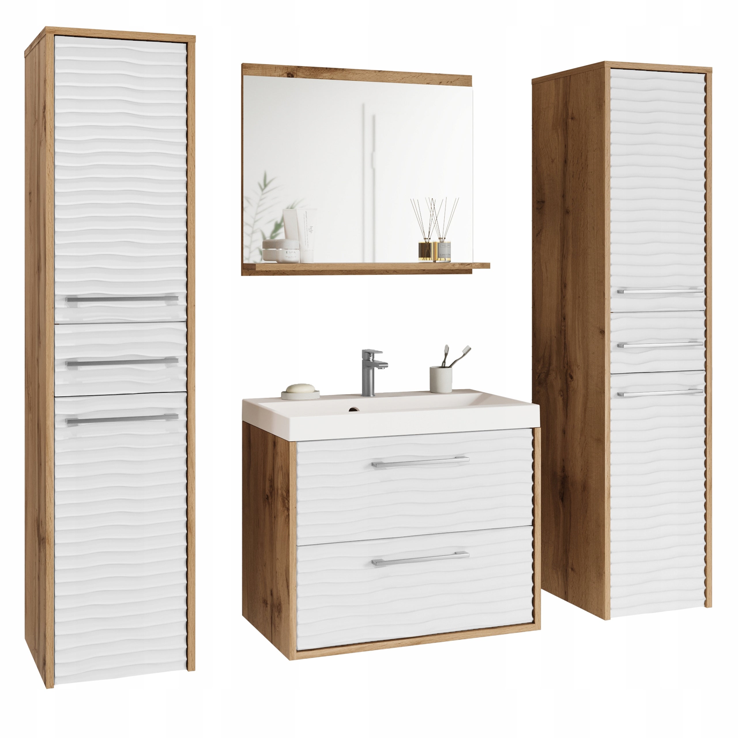 Ensemble De Meubles De Salon Paris Avec éclairage LED Optionnel - Design Moderne Et Fonctionnel