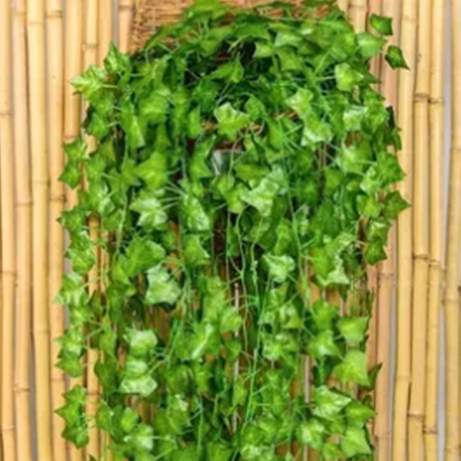 Hiedra artificial decorativa 12 piezas colgante con hojas verdes de eucalipto – ComfortXL - 8
